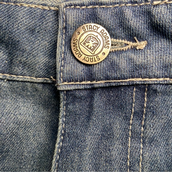 Stacy Adams Baggy Denim Y2K Multi Pocket Cargo Denim Pants 40x30 Wide Leg - Picture 4 of 4